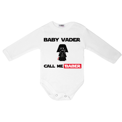 Carra Vader call me Baber бебешко боди